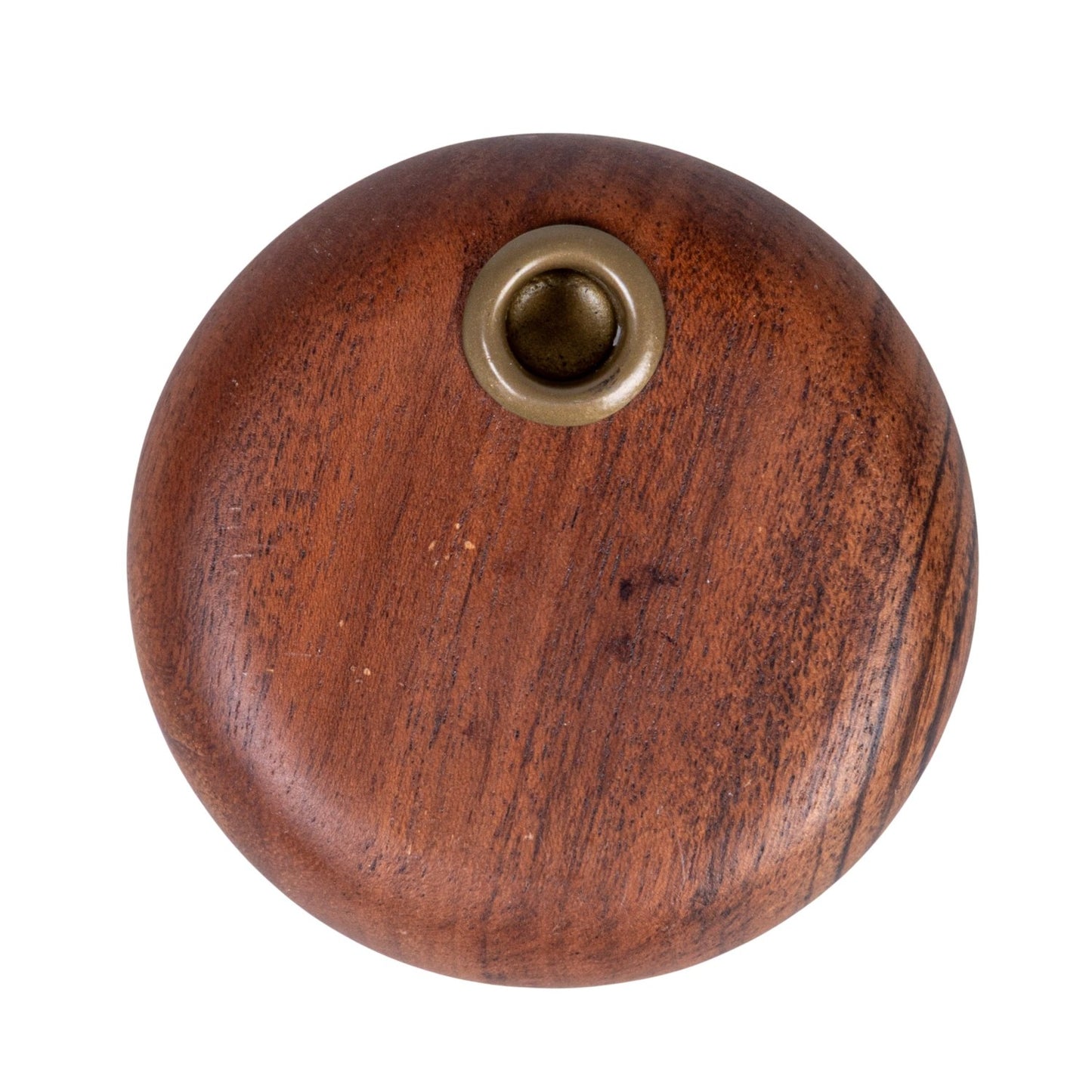 Mango Wood & Metal Taper Holder (Holds 1/2" Taper)