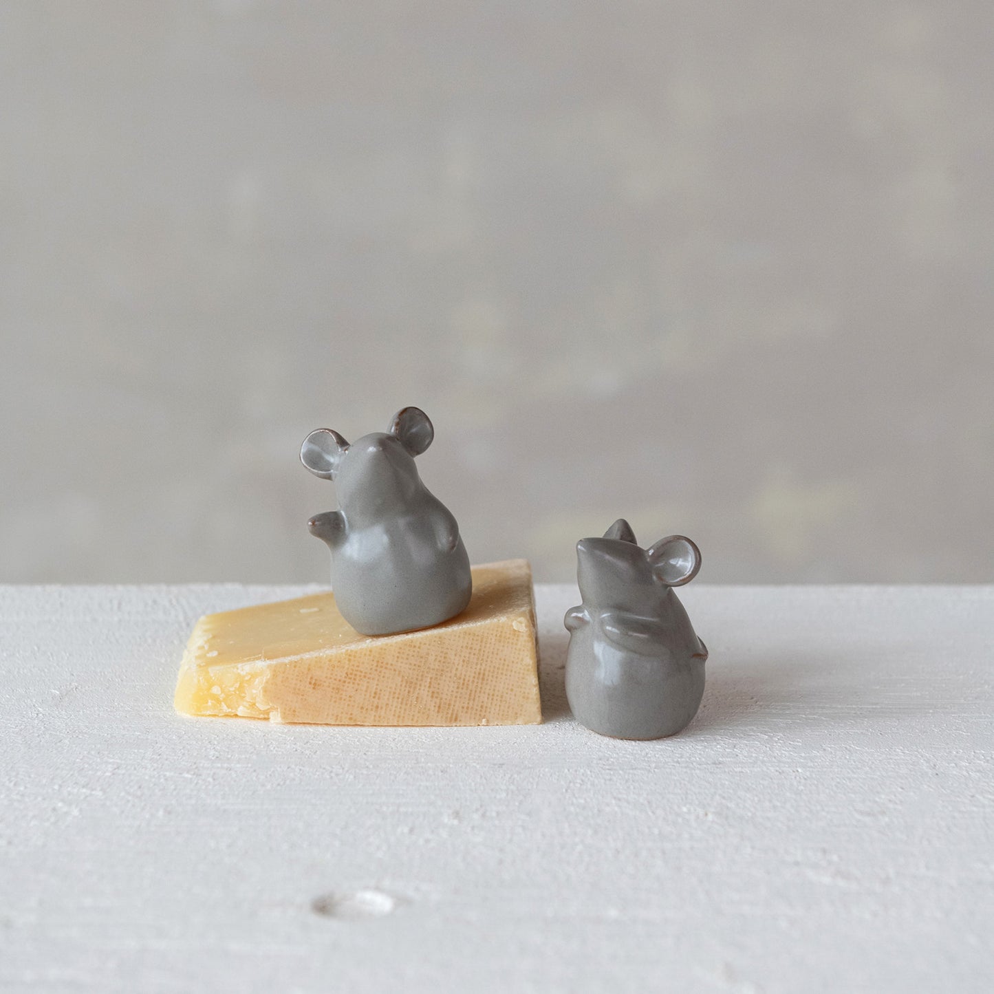Stoneware Mouse, Reactive Glaze