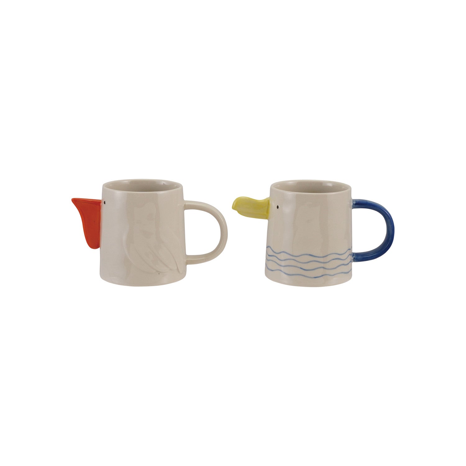 10 oz. Stoneware Sea Bird Mug with 3D Beak, 2 Styles