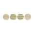 Hand-Painted Stoneware Dish with Striped Pattern, 4 Styles