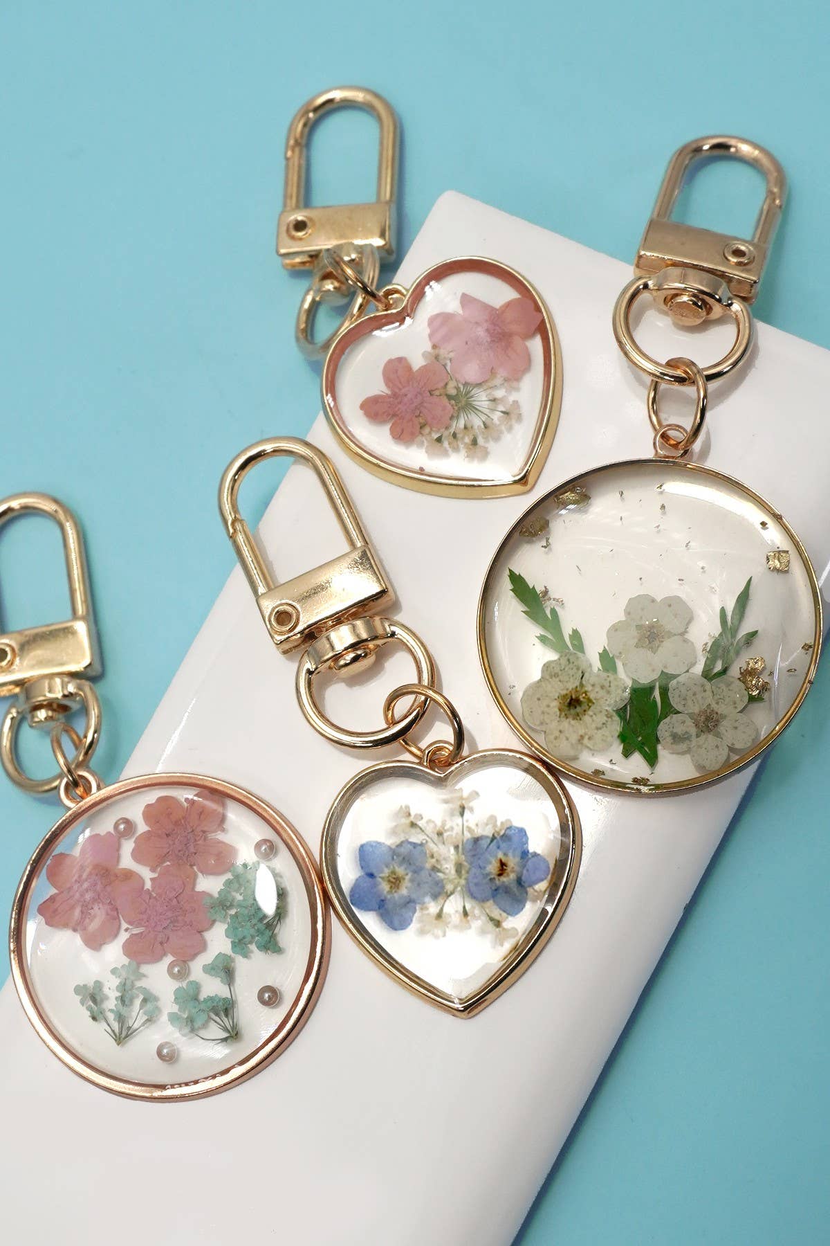 Dried Flower Bag Charm - Vintage MC