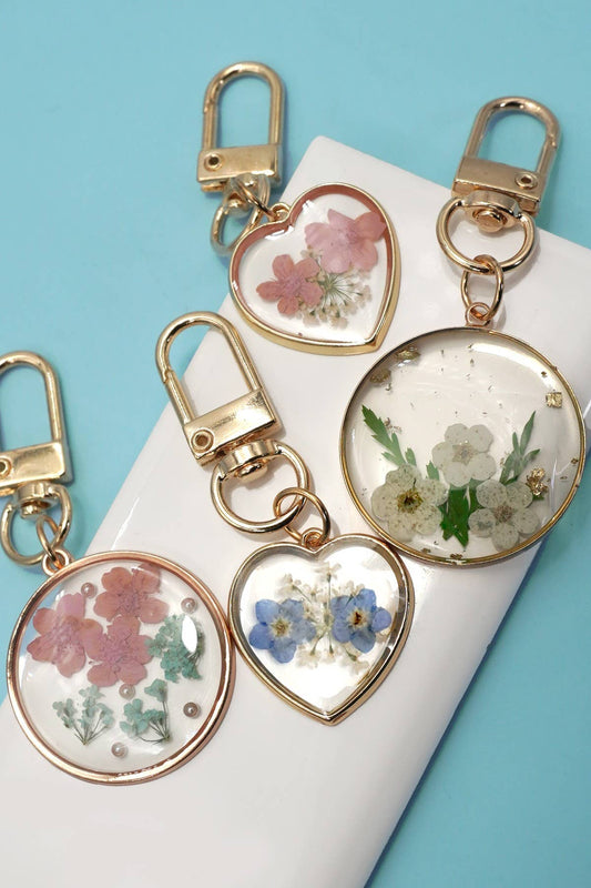 Dried Flower Bag Charm - Vintage MC