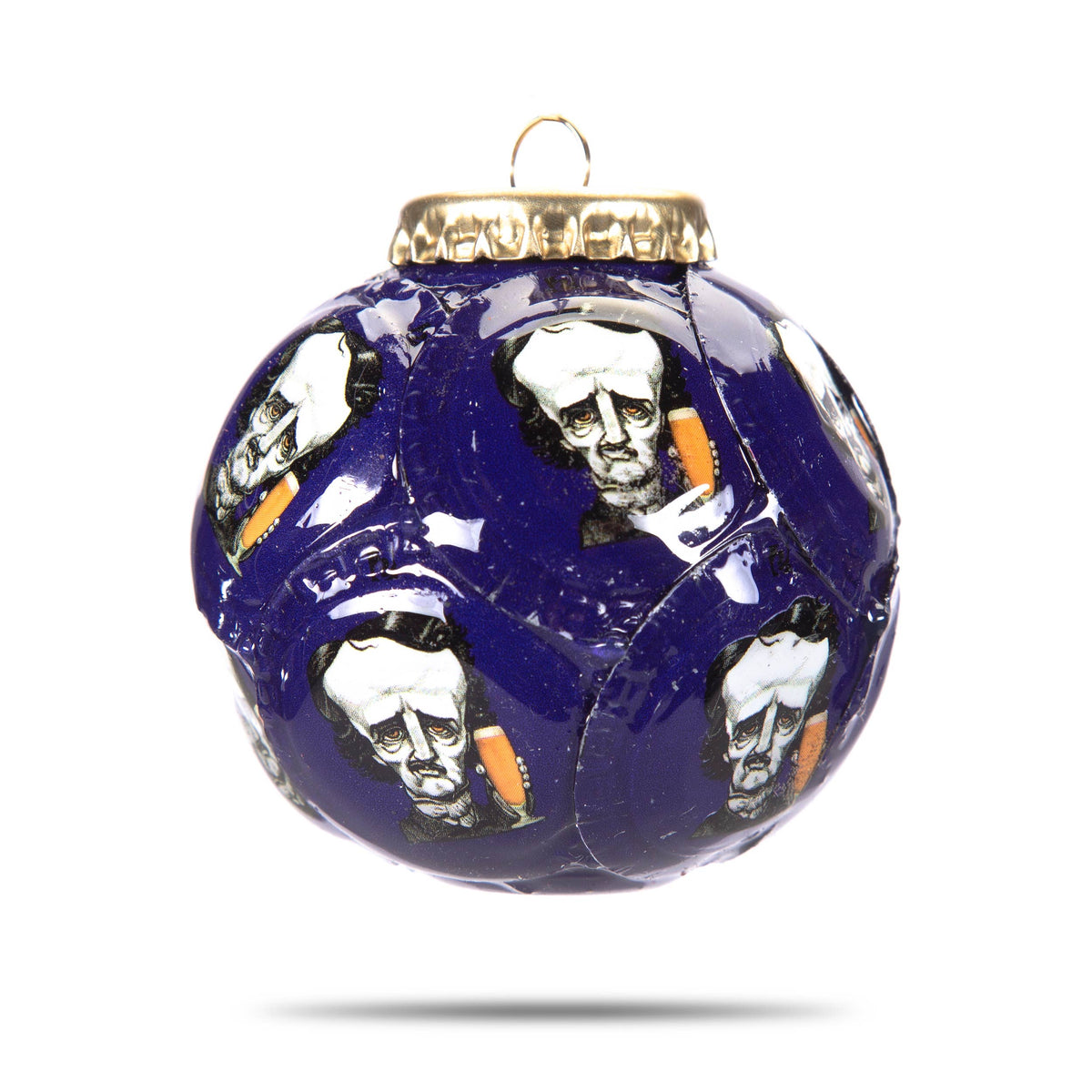 Raven Brewery Bottle Cap Ornament: Red