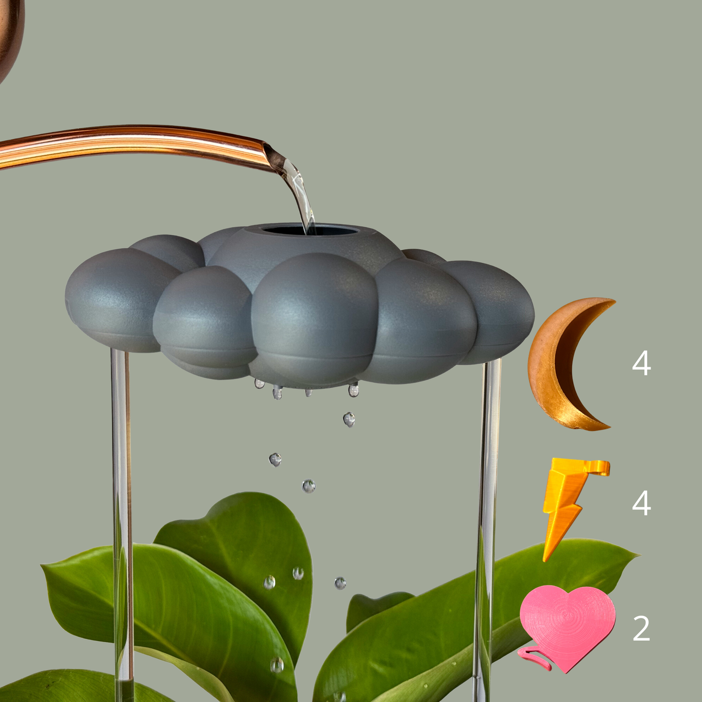 Stormy Cloud Plant Waterer