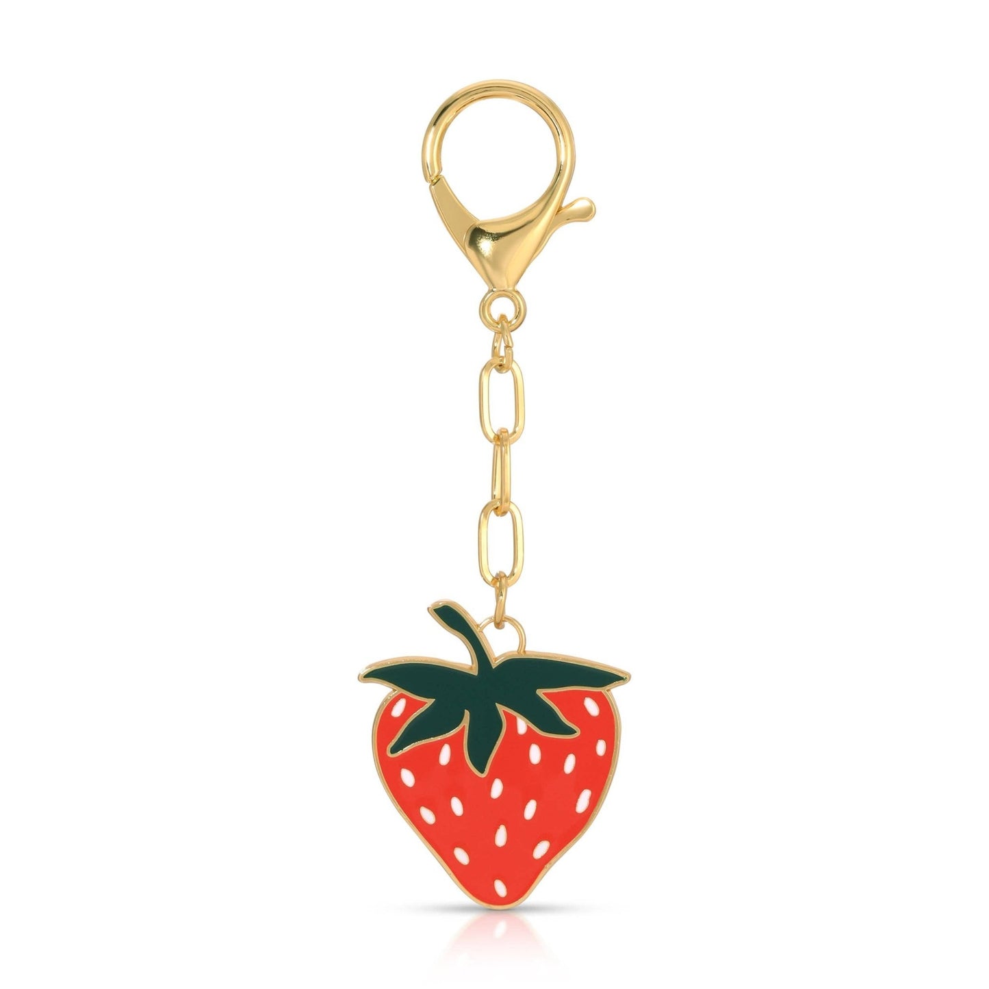 Enamel Bag Charm Keychain - Vintage MC
