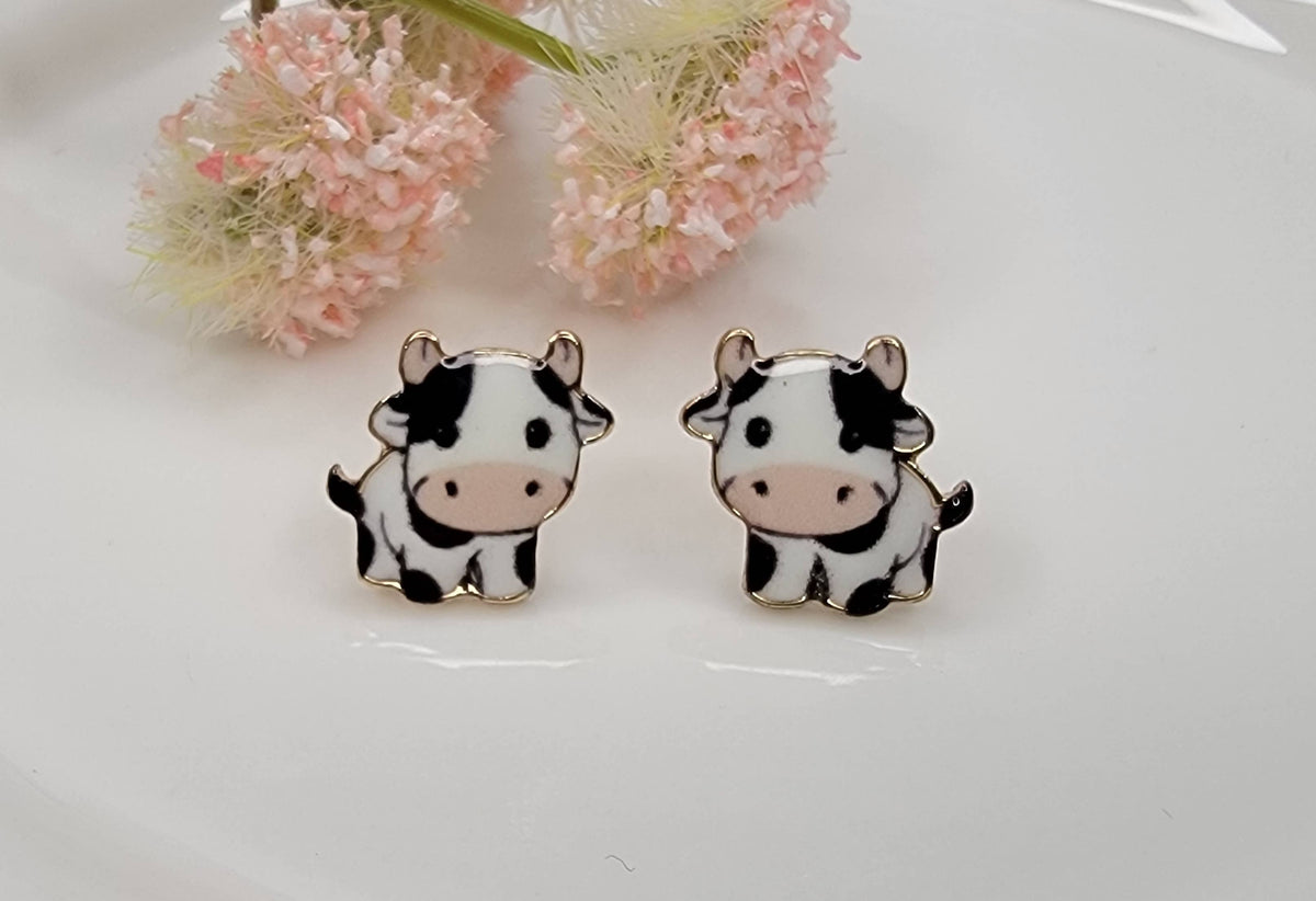 Cow Earrings