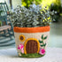 Felted Planter - Vintage MC