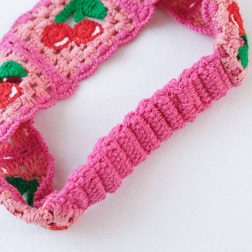 Floral Colorful Knit Headband - Vintage MC