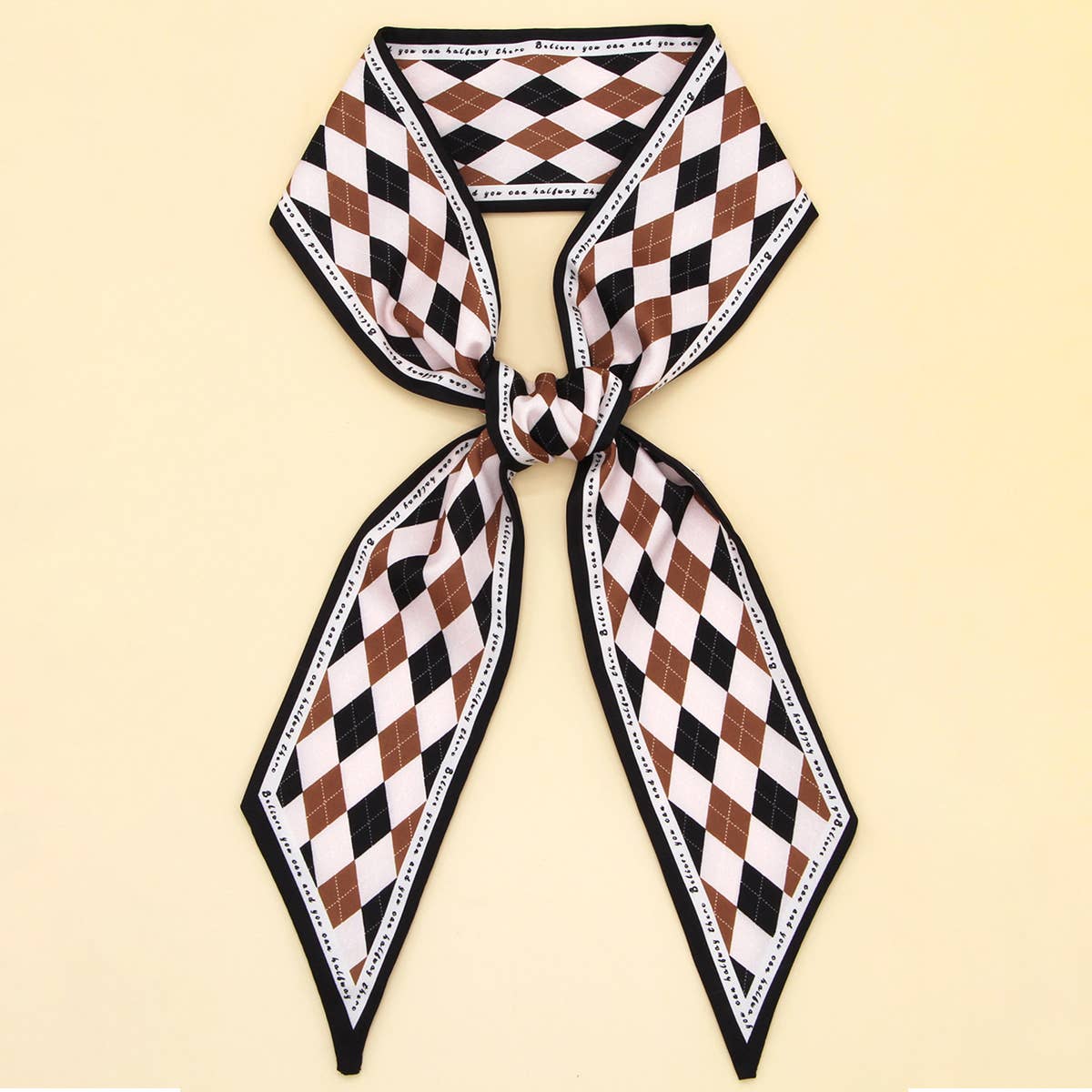 Floral Letter Scarf - Vintage MC