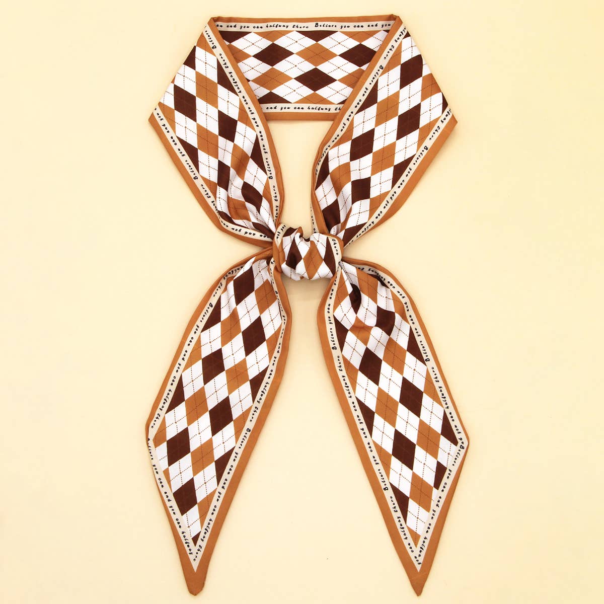 Floral Letter Scarf - Vintage MC