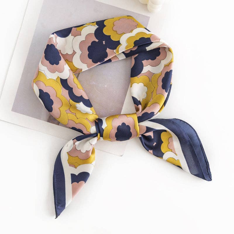 Floral Square Scarf - Vintage MC