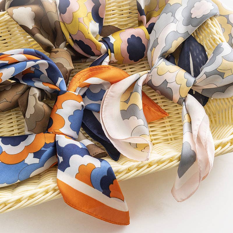 Floral Square Scarf - Vintage MC