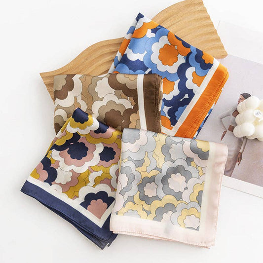 Floral Square Scarf - Vintage MC