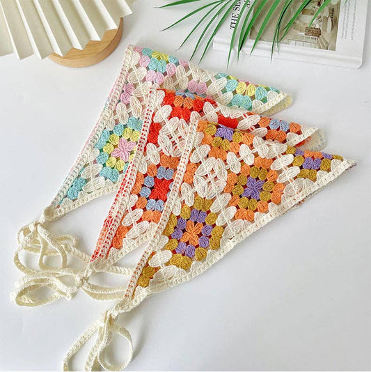 Flower Crochet Headband - Vintage MC