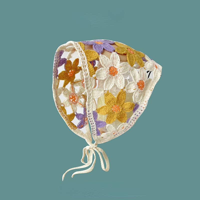 Flower Crochet Headband - Vintage MC