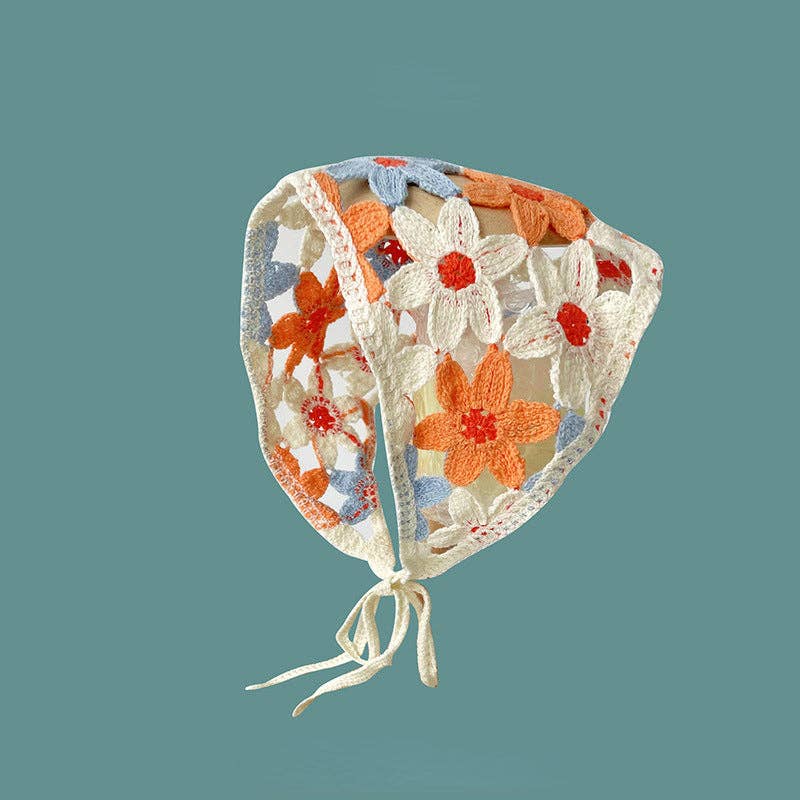 Flower Crochet Headband - Vintage MC