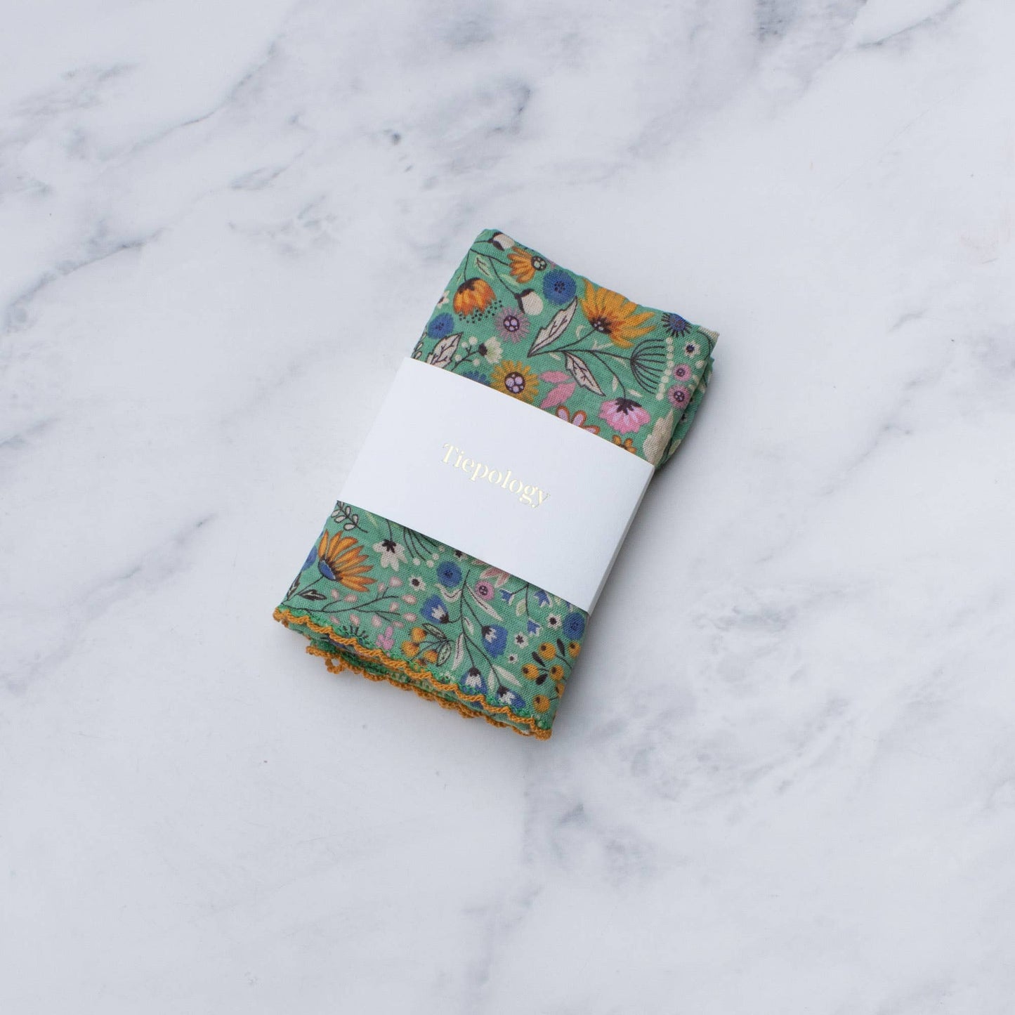 Flower Fields Cotton Scarf - Vintage MC