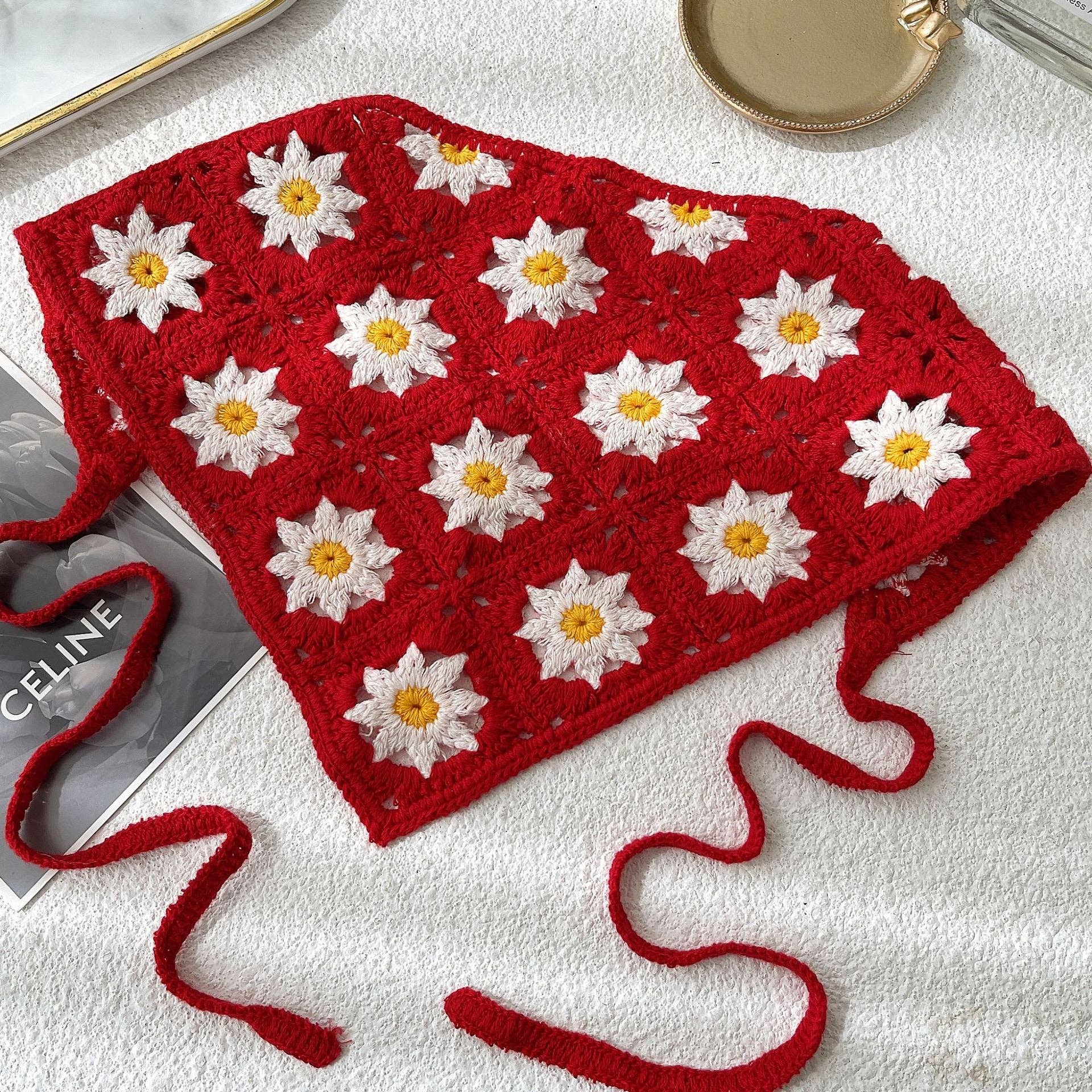 Handmade Woven Flower Headband - Vintage MC