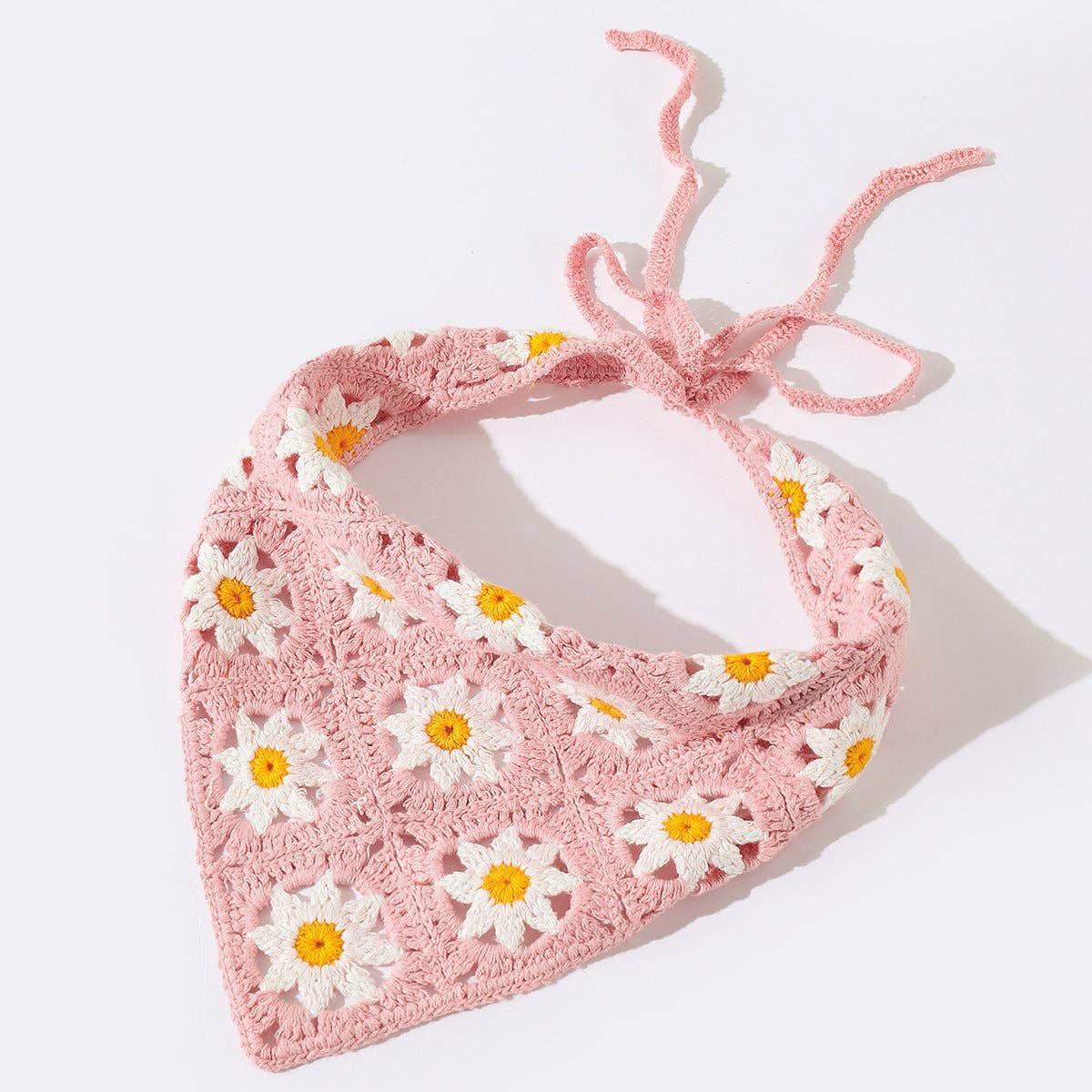 Handmade Woven Flower Headband - Vintage MC