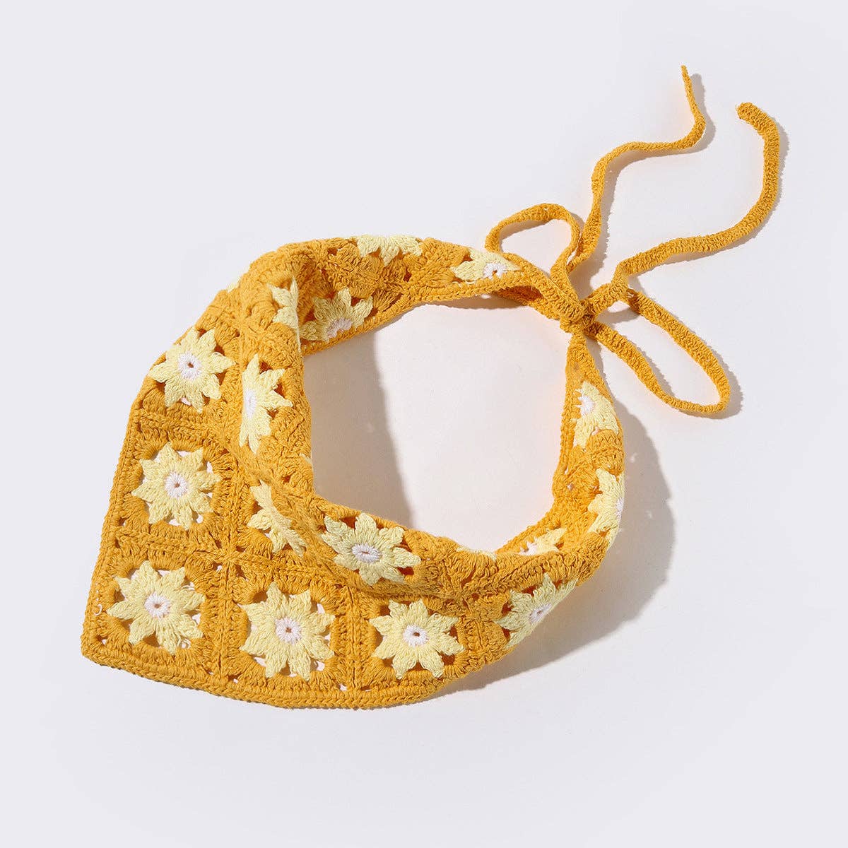 Handmade Woven Flower Headband - Vintage MC
