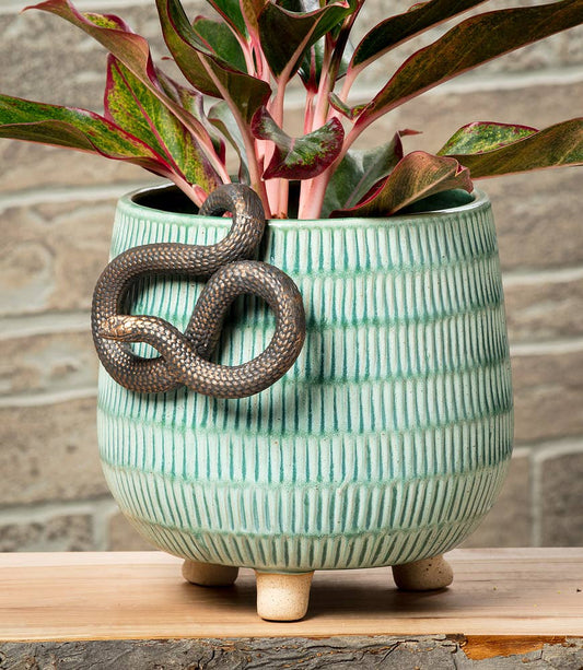 Hanging Snake - Bronze - 4"W - Vintage MC