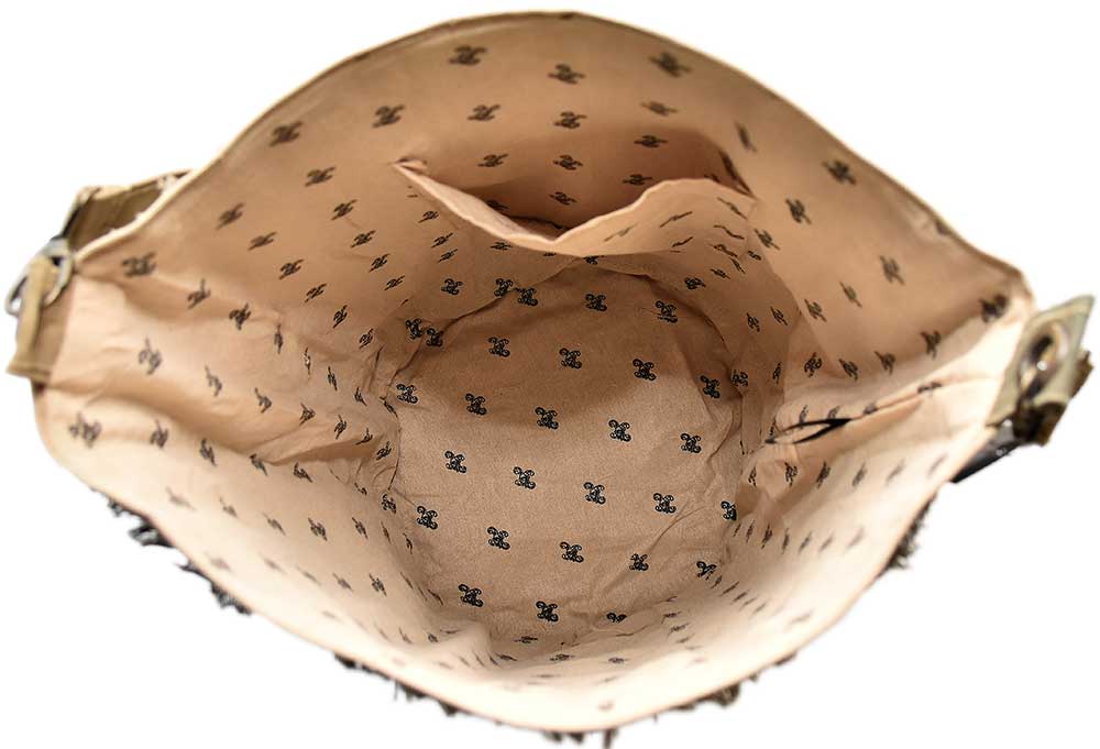 HB00009 Upcycled Bucket Bag - Vintage MC