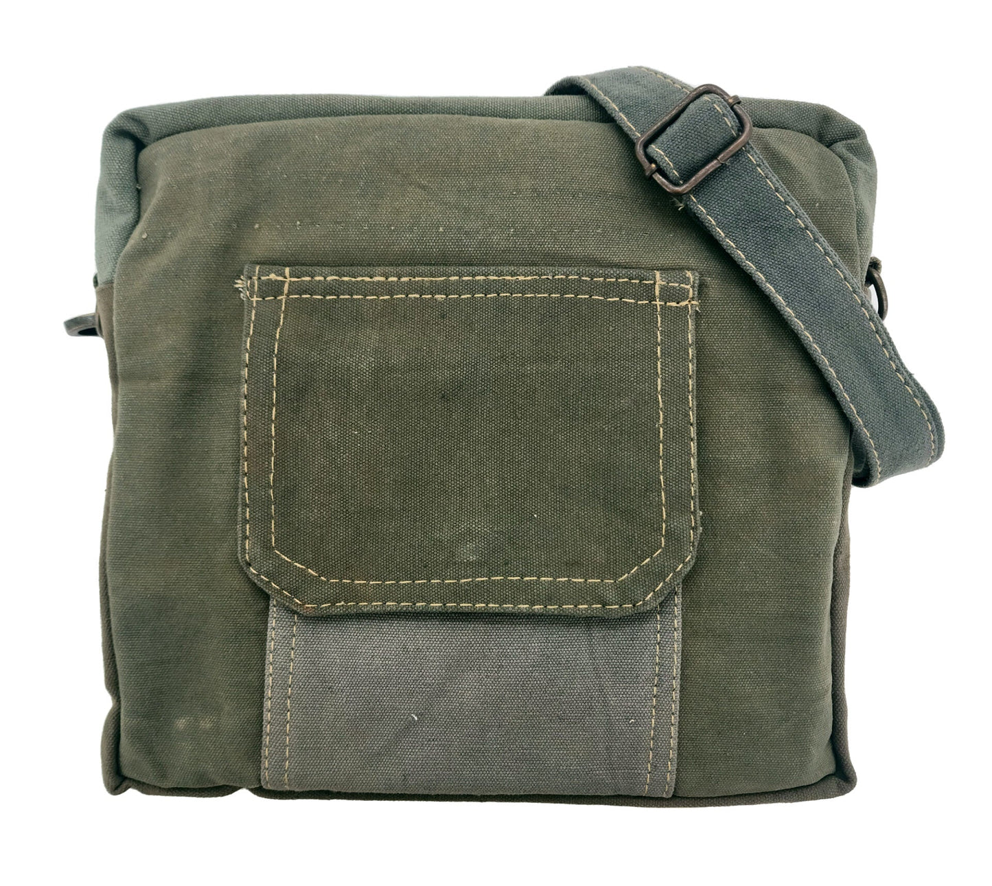 HB000537 Upcycled Tent Crossbody Bag - Vintage MC
