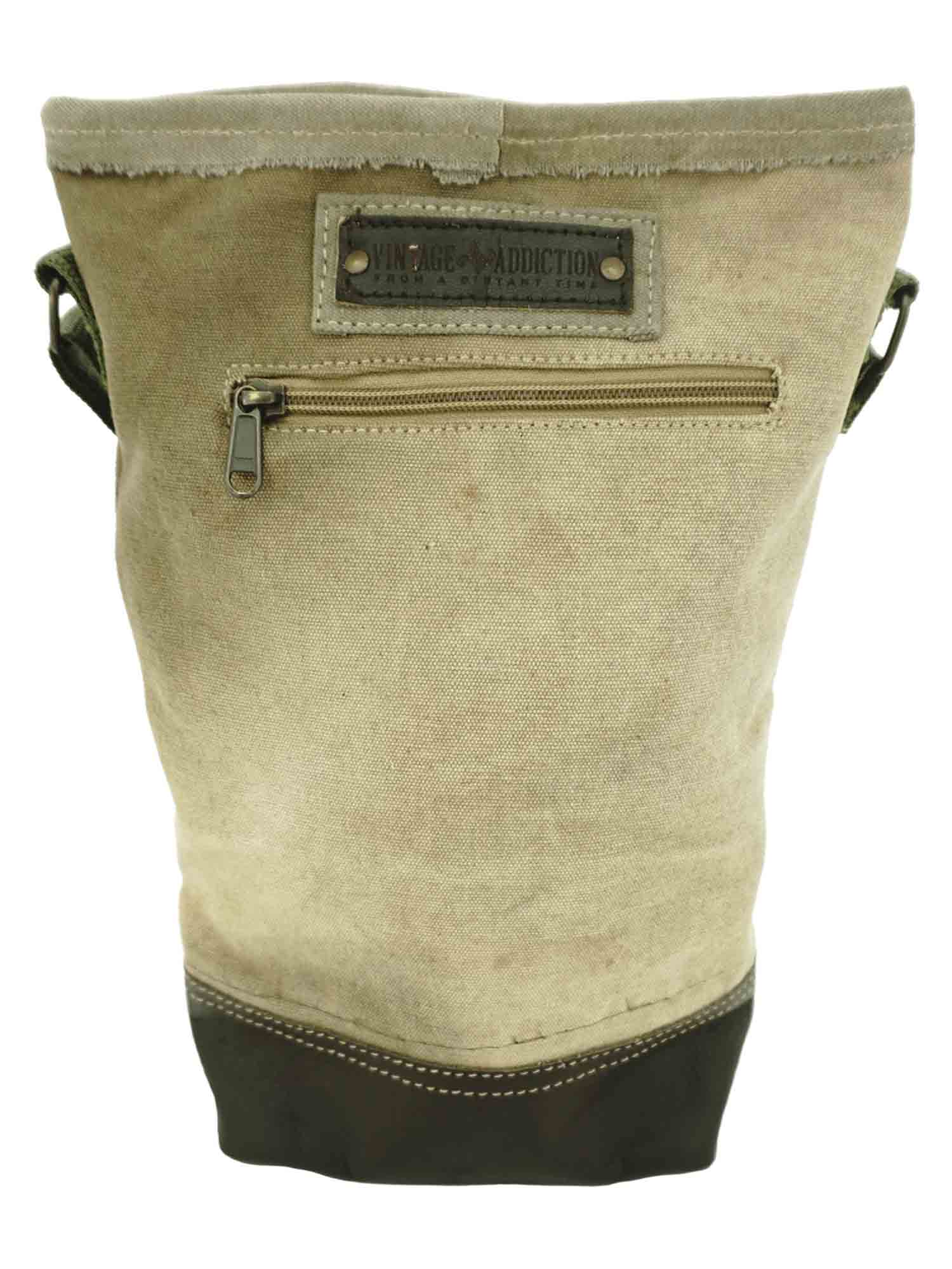 HB00507 Upcycled Crossbody Green Strap - Vintage MC