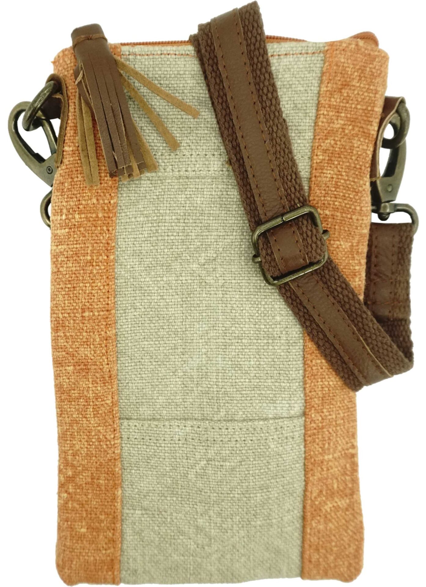 HB00516 2 - Tone Jute Crossbody - Vintage MC