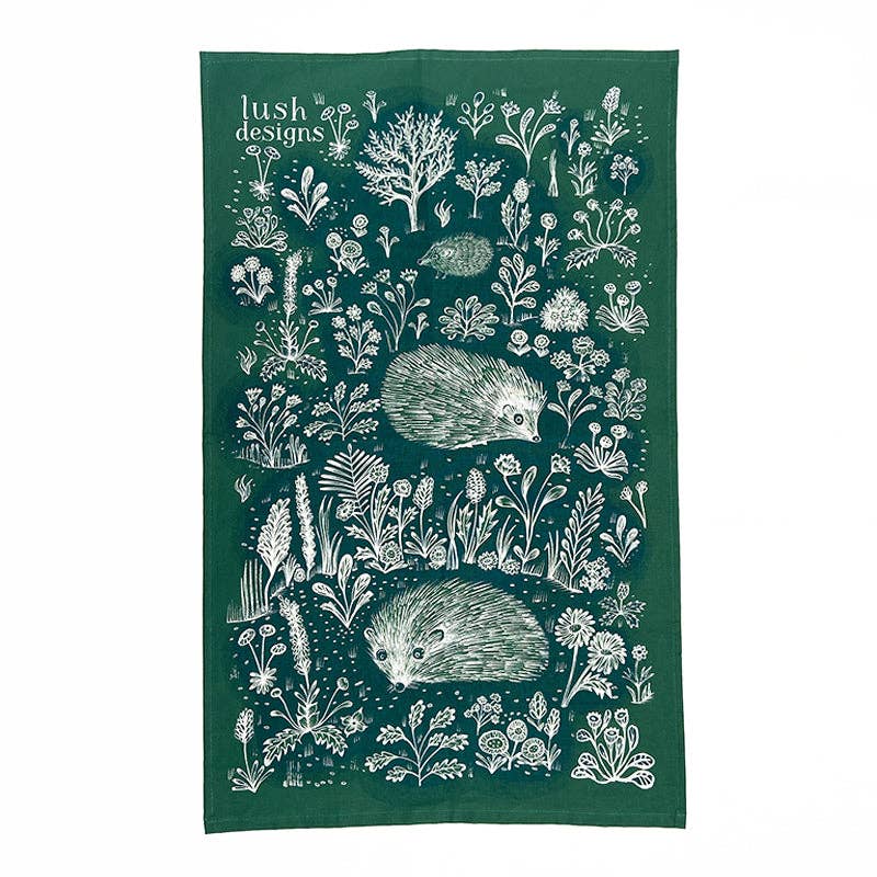 Hedgehog Tea Towel - Vintage MC