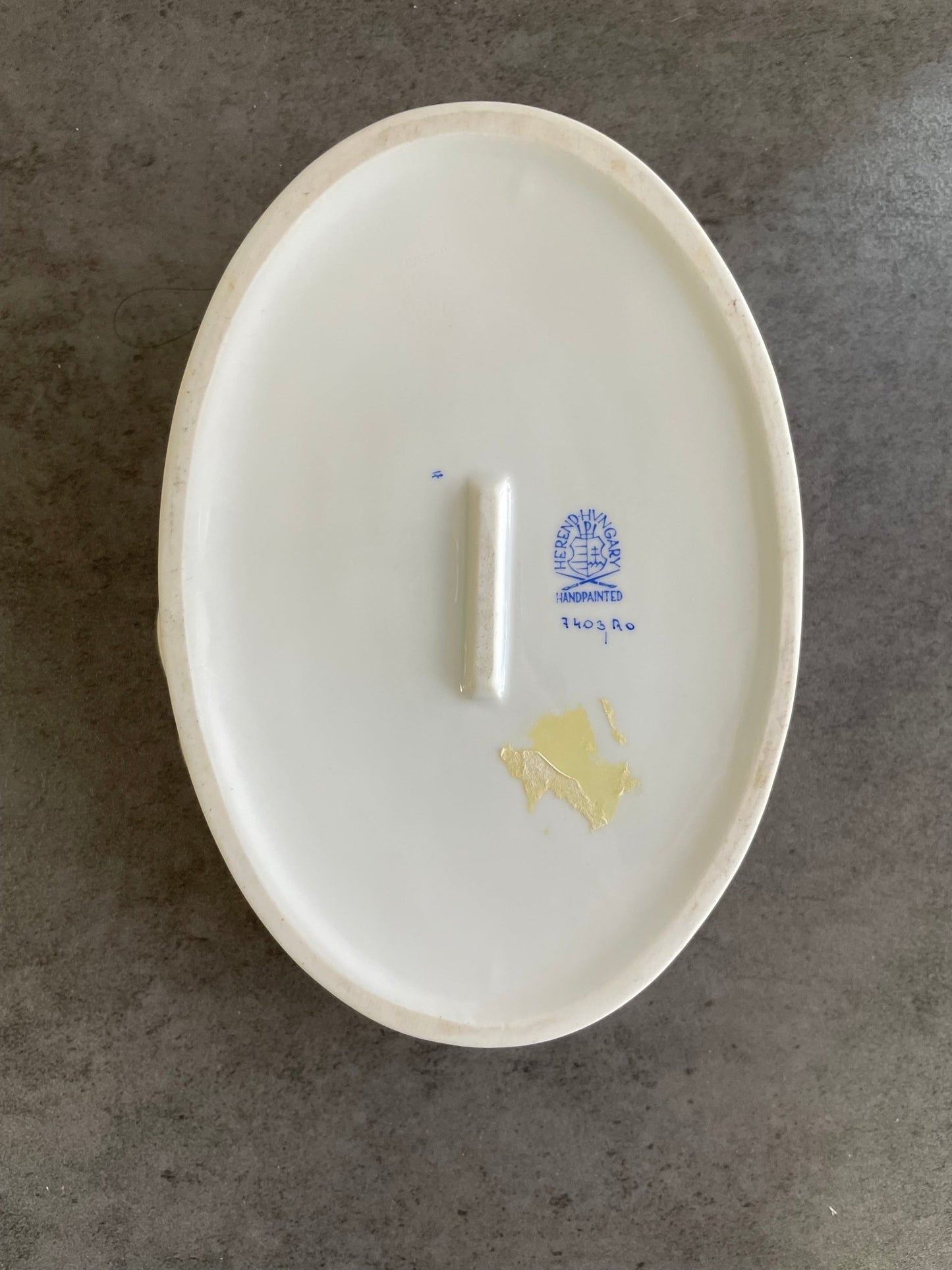 Herend Rothschild Bird Dish - Vintage MC