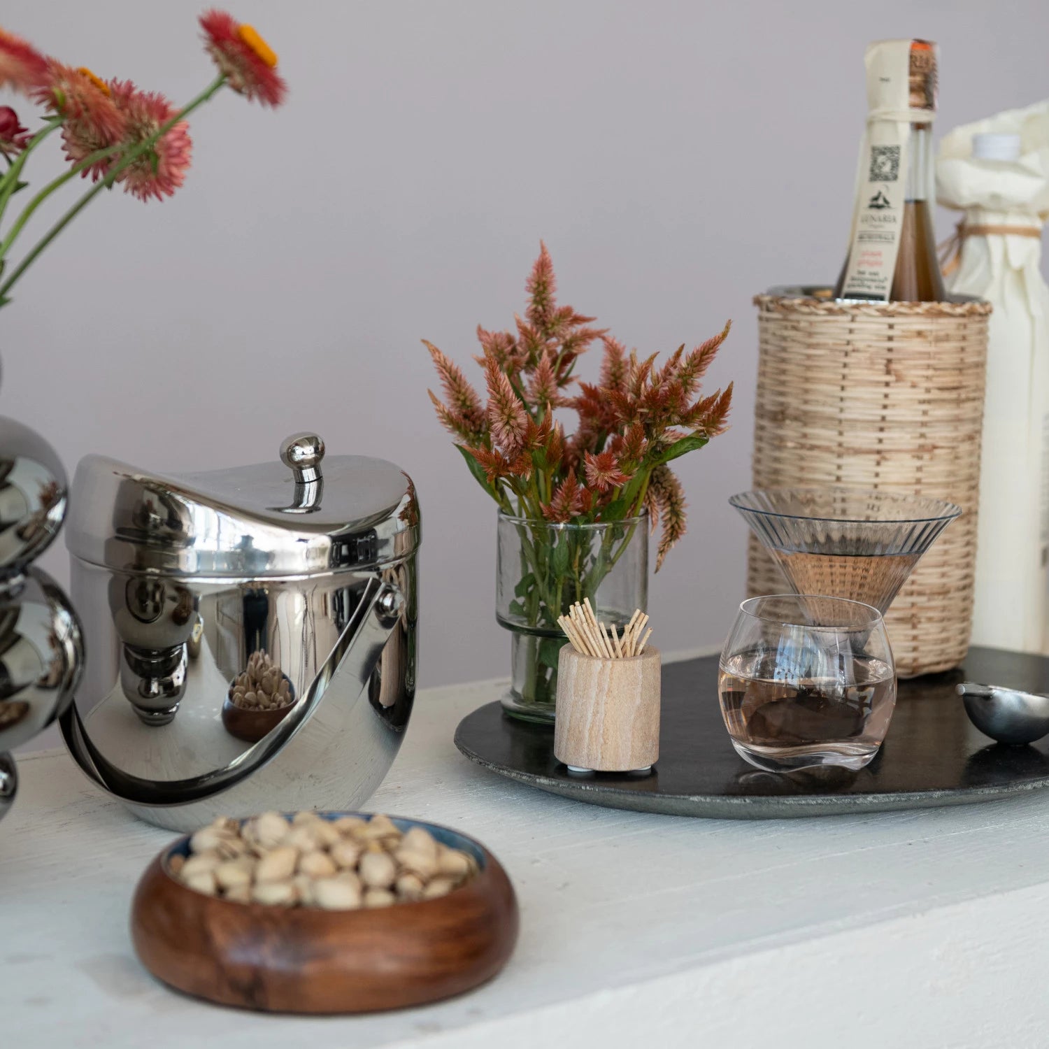 Stainless Steel Retro Ice Bucket