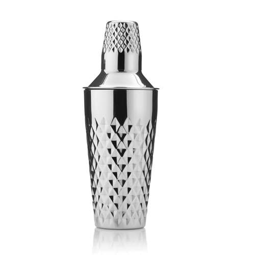Irving™ Diamond Faceted Stainless Steel Cocktail Shaker - Vintage MC