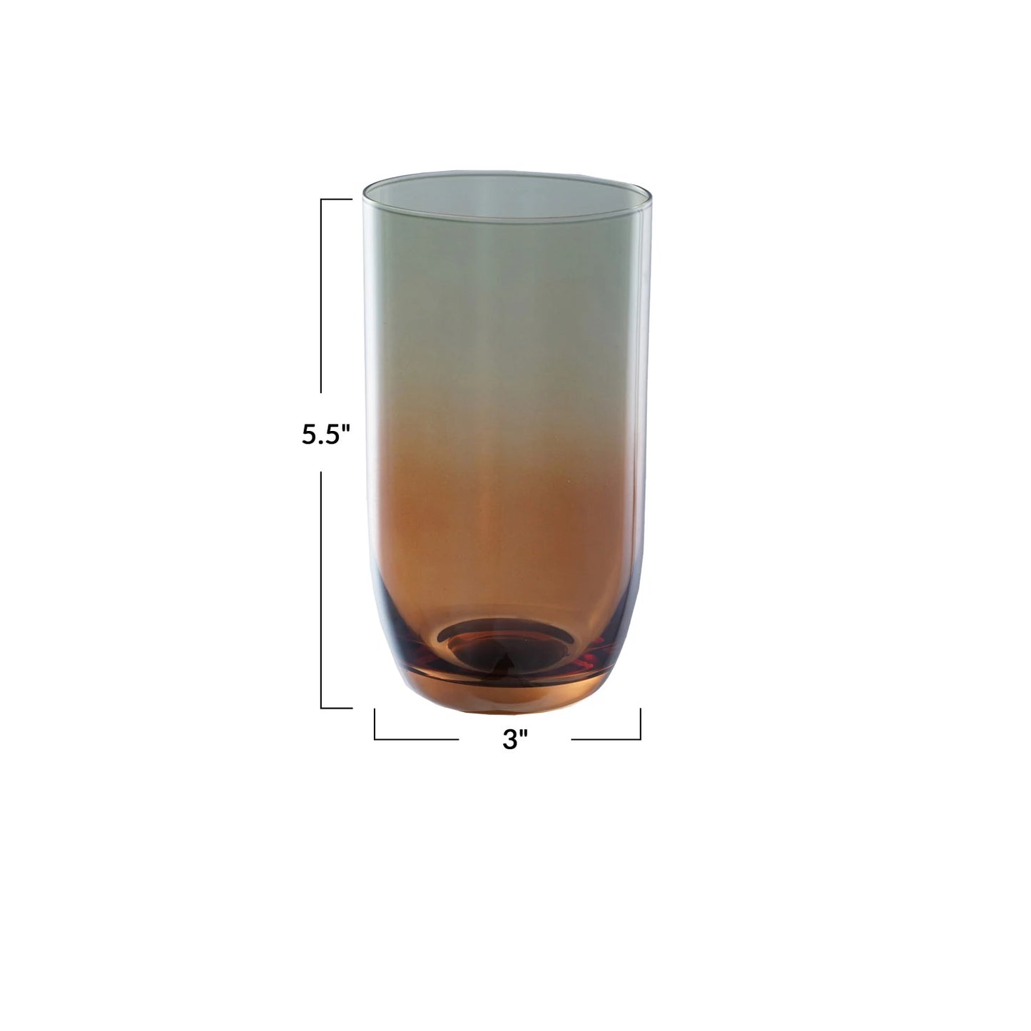 Deco Iridescent Large Glass