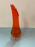 LE Smith 3 Toed Swung Glass Vase - Vintage MC