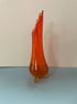 LE Smith 3 Toed Swung Glass Vase - Vintage MC