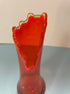LE Smith 3 Toed Swung Glass Vase - Vintage MC