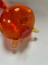 LE Smith 3 Toed Swung Glass Vase - Vintage MC