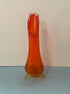 LE Smith 3 Toed Swung Glass Vase - Vintage MC