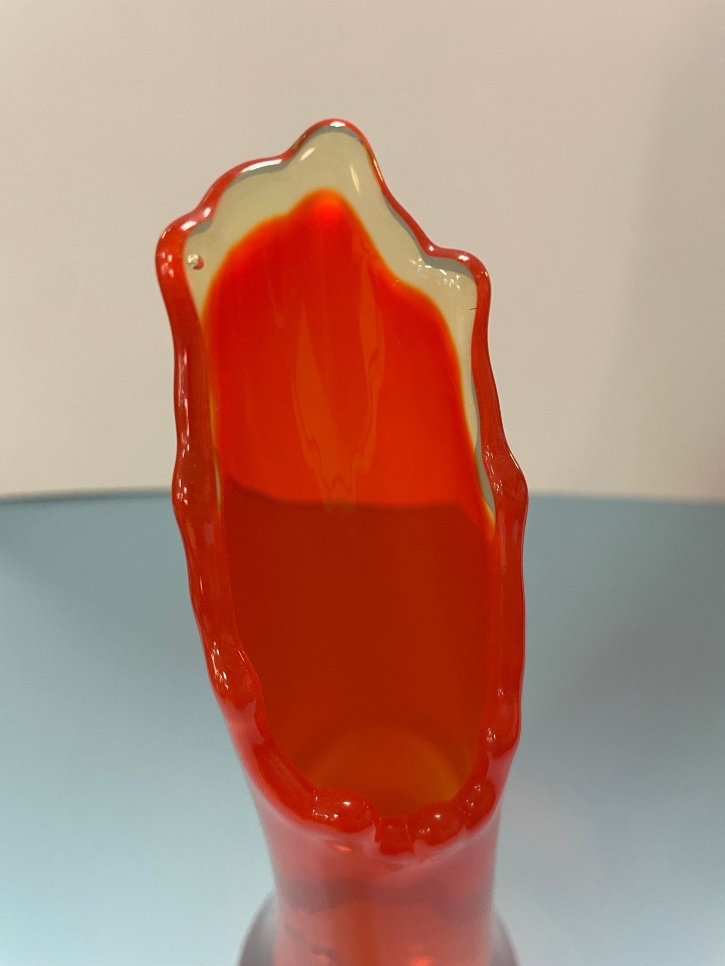 LE Smith 3 Toed Swung Glass Vase - Vintage MC
