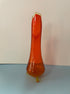 LE Smith 3 Toed Swung Glass Vase - Vintage MC