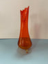 LE Smith 3 Toed Swung Glass Vase - Vintage MC