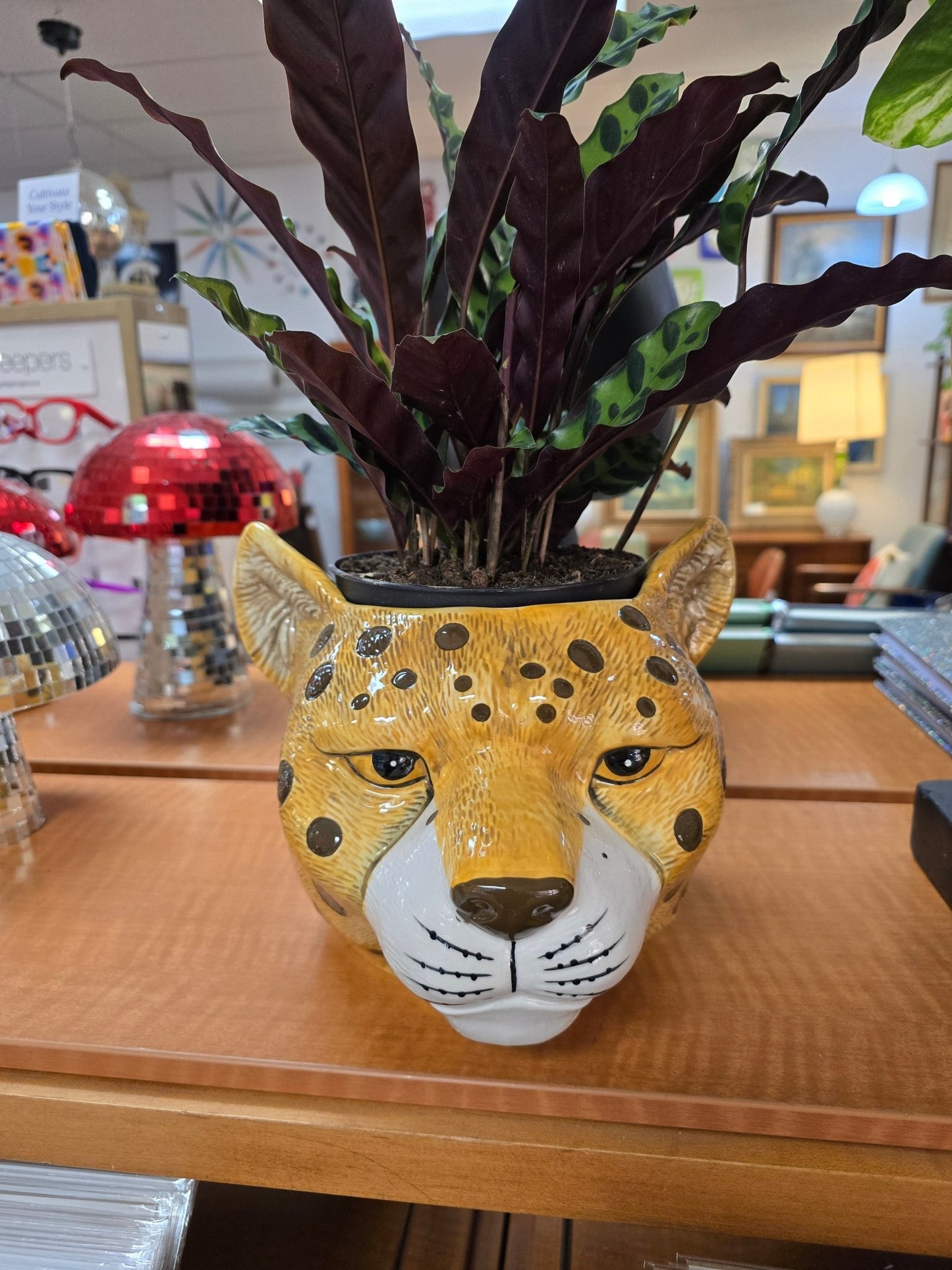 Leopard Planter - Vintage MC