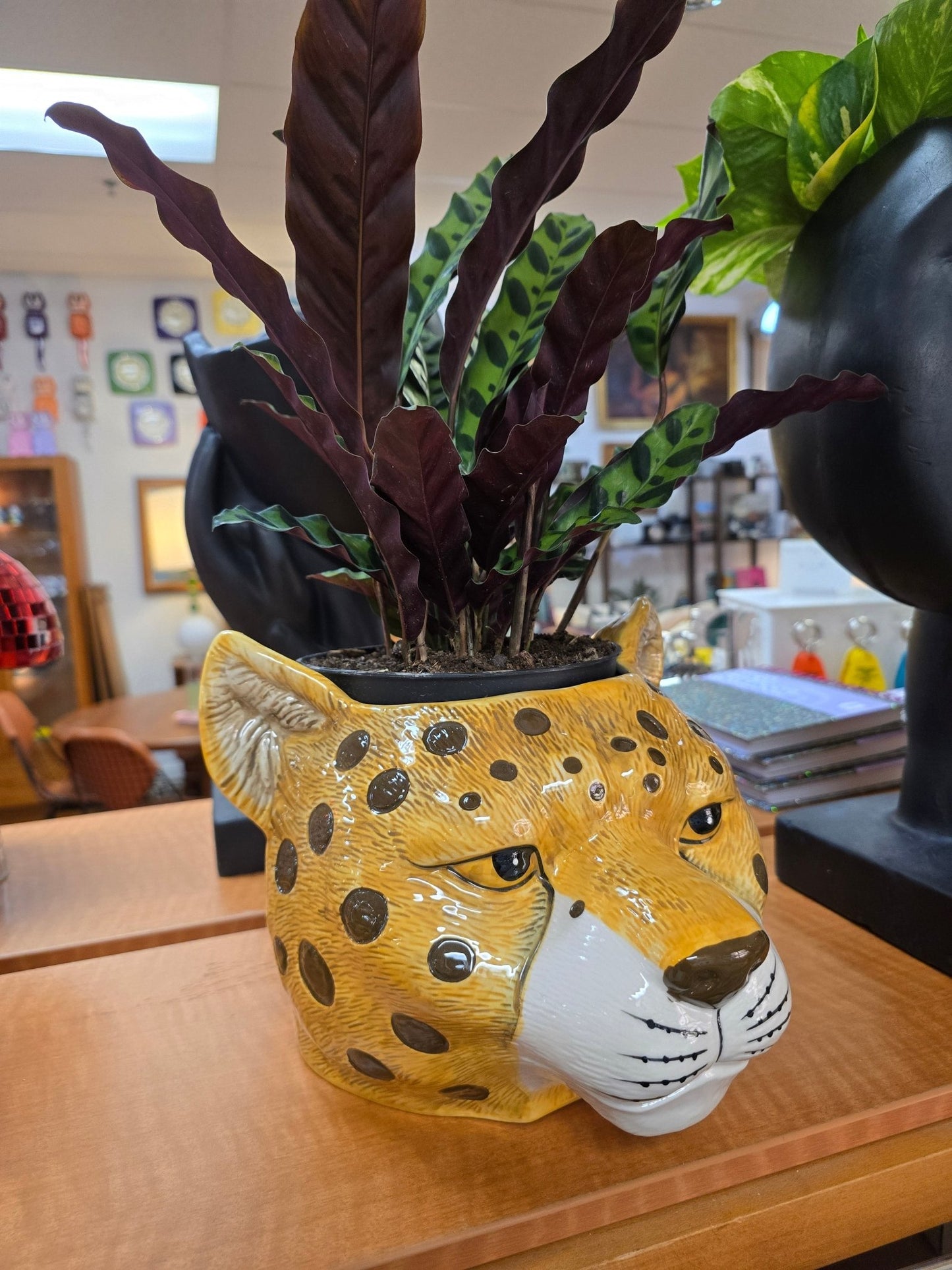 Leopard Planter - Vintage MC