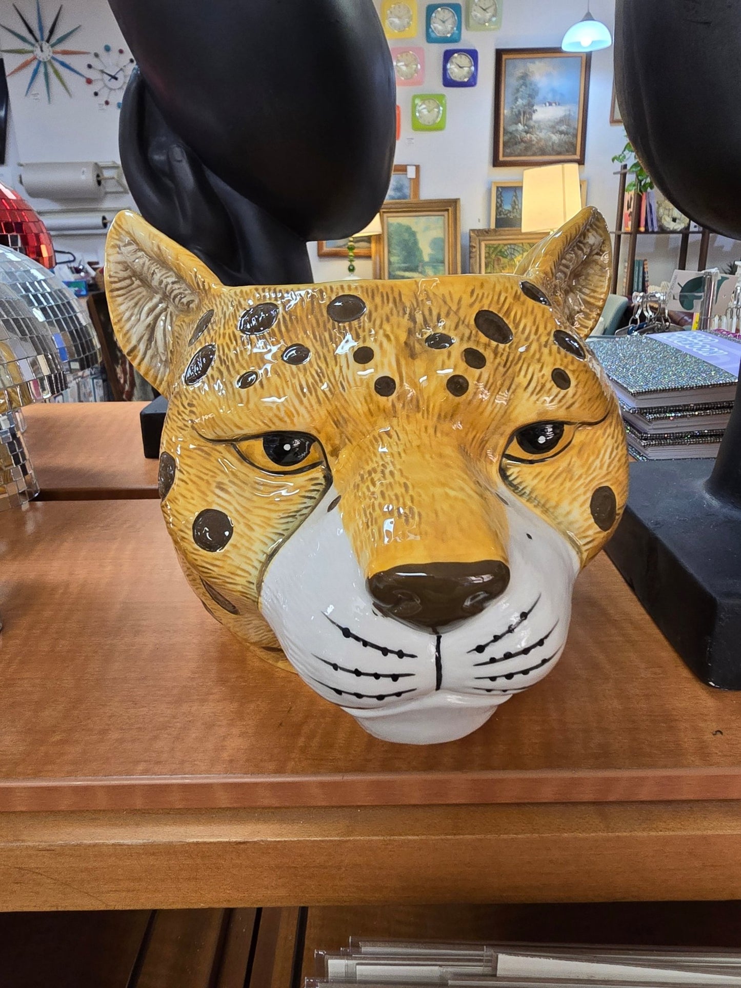 Leopard Planter - Vintage MC