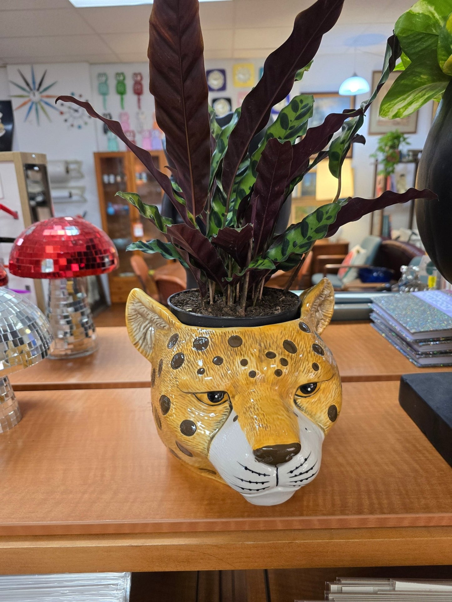 Leopard Planter - Vintage MC