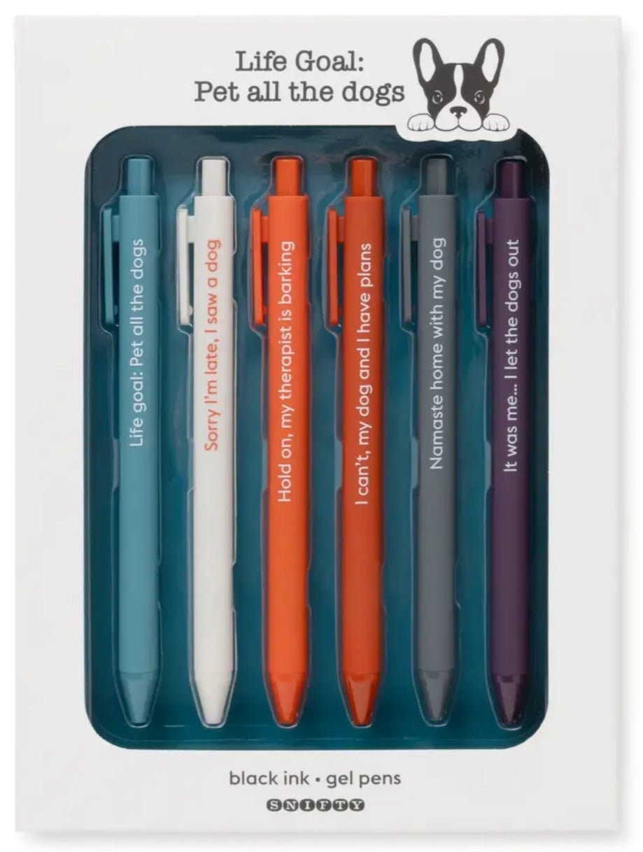 Life Goal Pet All The Dogs Pen Set - Vintage MC