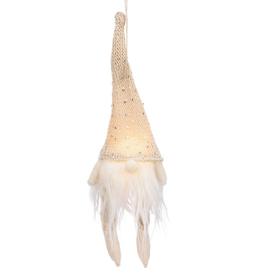 Light up Gnome Ornament - Vintage MC