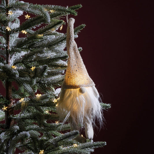 Light up Gnome Ornament - Vintage MC