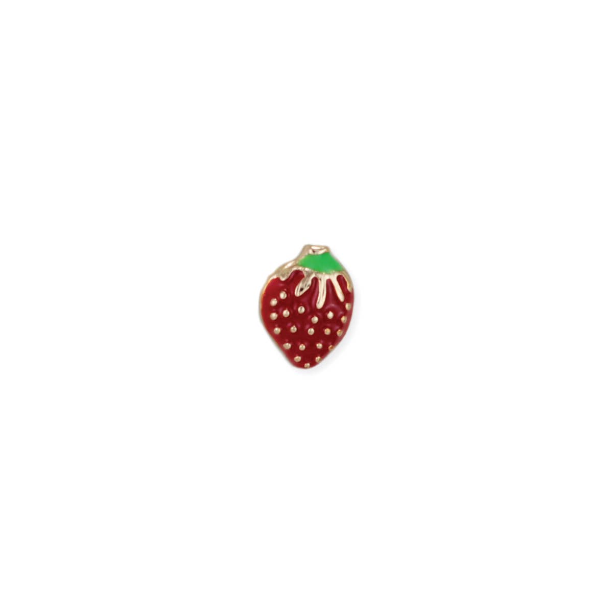 Lovely Day for a Picnic Strawberry Post Earrings - Vintage MC